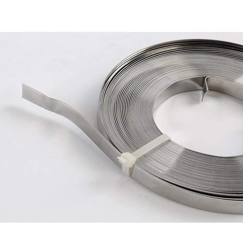 VOTOER 3/4" Width 304 Stainless Steel Banding Strapping Band Strap Tools for Strapping 0.03" Thick Coil, 100 Feet Roll, in Blue Tote - Image 3